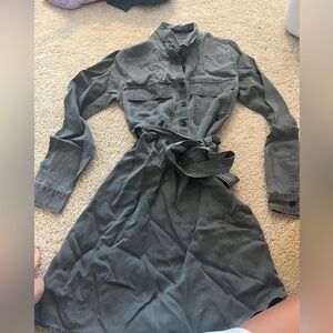 Charcoal Grey Fall dress from Gap